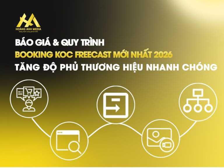 Báo giá &quy trình booking koc freecast mới nhất của Hamedia
