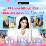 Báo cáo hiệu quả phiên Livestream đầu tiên của Vũ Ngọc Ánh
